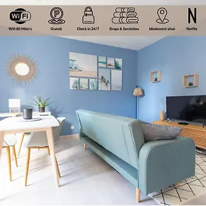 Cosy T2 Renove, Proche Centre-ville-fibre/netflix Appartement